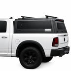atlas expedition aero truck canopy with sliding windows on a ram 1500